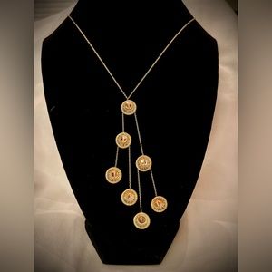 Gold and Quartz necklace